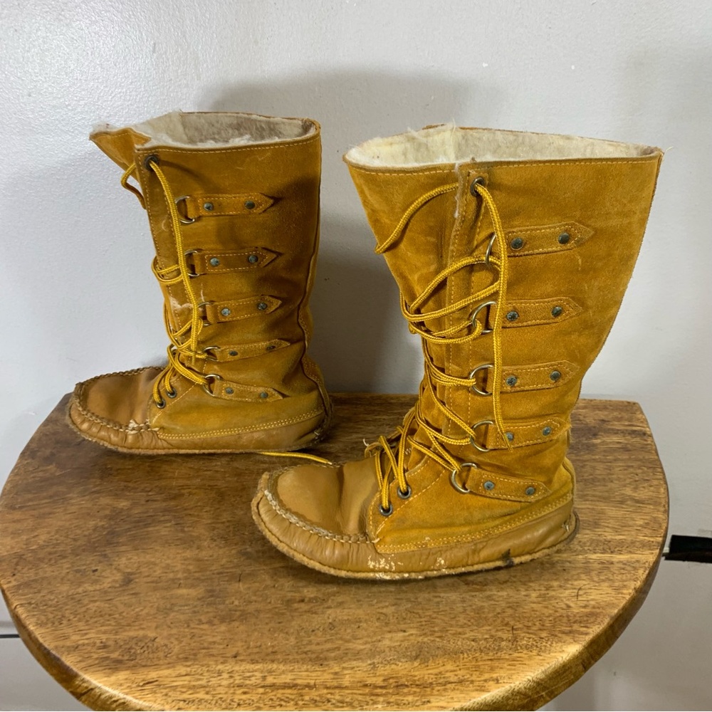 La mauricienne mocassins mukluks Winter boots - Picture 3 of 11